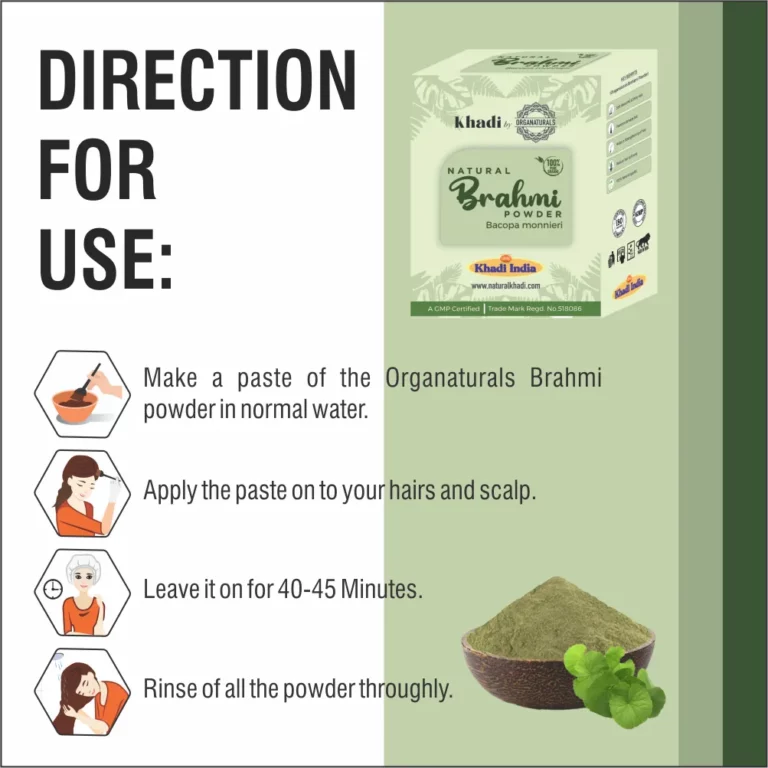 Directions for use of Brahmi Powder - www.dkihenna.com