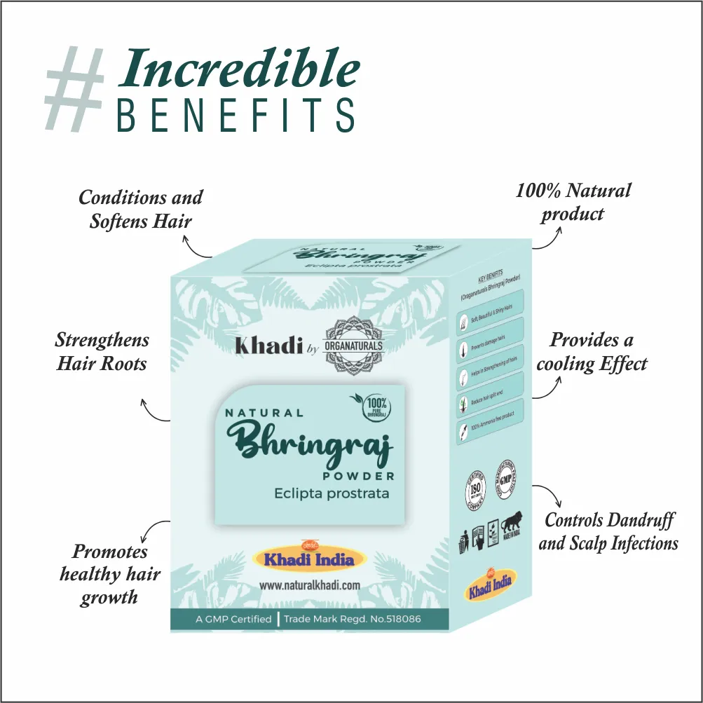 benefits of Bhringraj powder - www.dkihenna.com