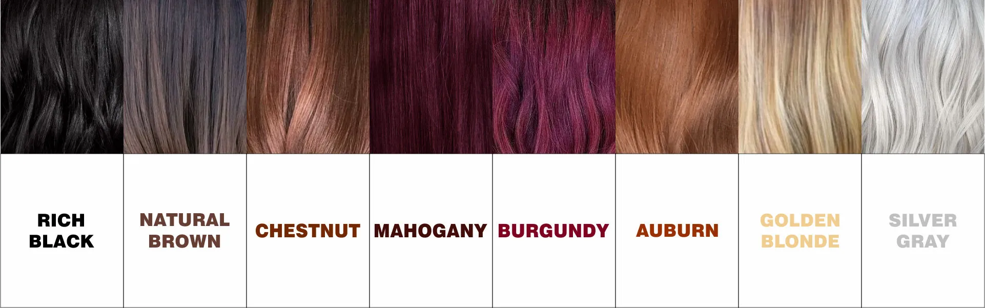 Herbal Hair colors variations - www.dkihenna.com