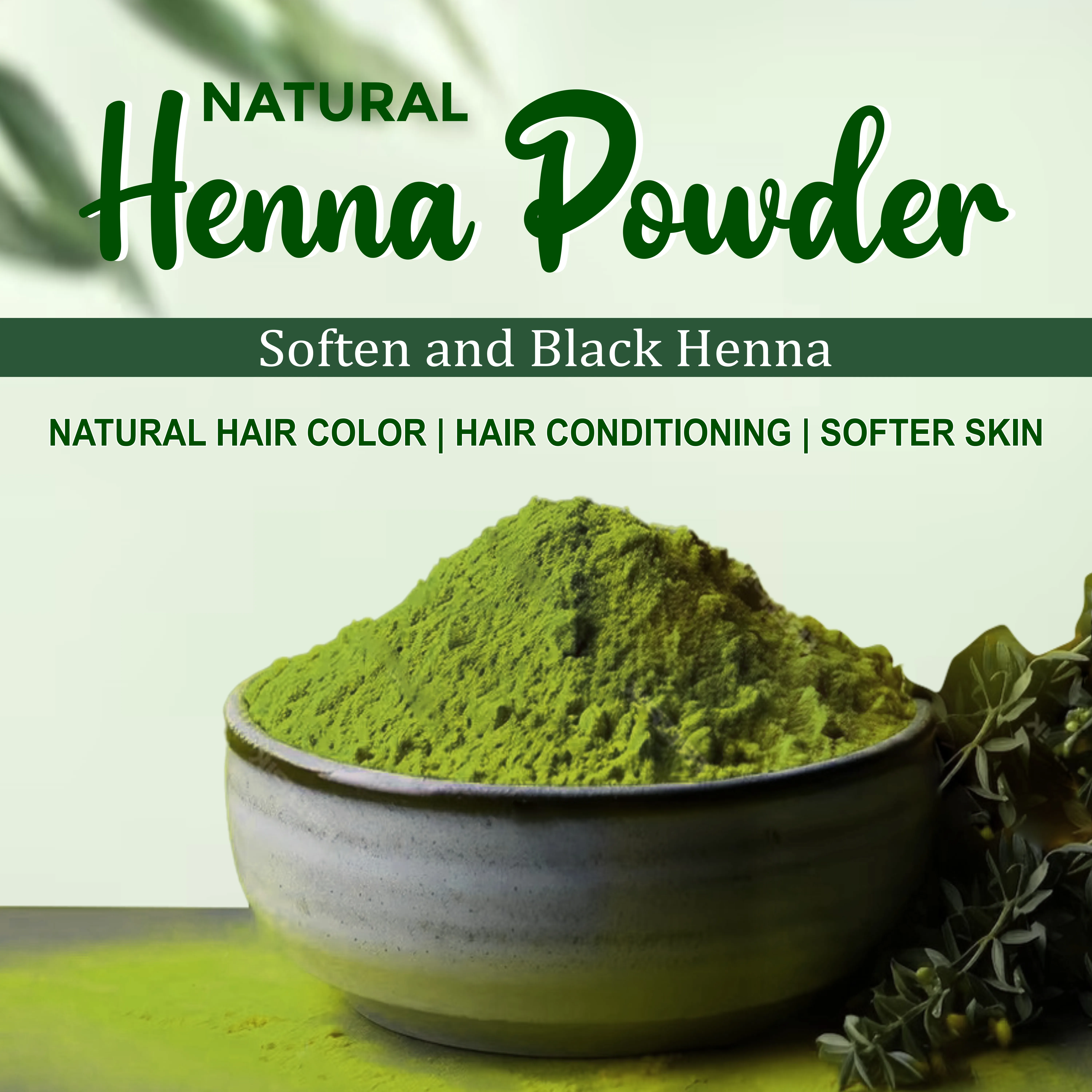 Natural Henna Powder banner for mobile - www.dkihenna.com